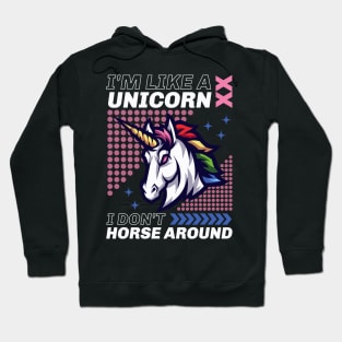 Tough Unicorn Art Hoodie